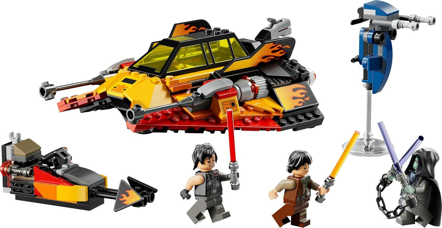 LEGO Star Wars The Force Burner Snowspeeder – Spielzeug zum Bauen und Sammeln mit 3 Minifiguren mit Lichtschwertern & Speederbike - Geschenk für Jungen ab 7 Jahren & Rebuild the Galaxy Fans - 75414