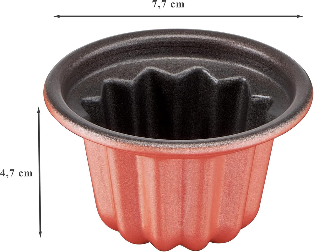 Set 3 guri de cannelés Tefal Creabake J3059004 Orange Scénario