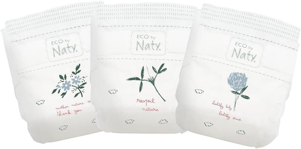 Scutece de unică folosință Eco by Naty Premium pentru piele sensibilă, mărimea 5, 11-25 kg, (1 x 22 bucăți)
