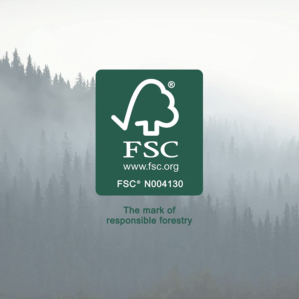 By Amazon Hârtie igienică, 3 straturi, 10 role (10 role, 1-pachet) 200 de foi per rolă, certificată Fsc