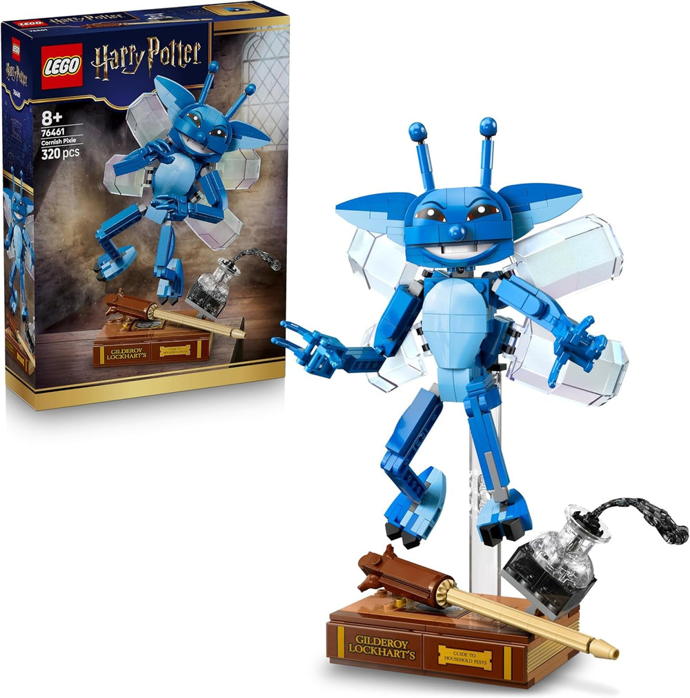 LEGO Harry Potter Wichtel - Dekofigur für Schlafzimmer oder Schreibtisch mit Gilderoy Lockharts Buch und Zauberstab - Merchandising -Geburtstagsgeschenk für Mädchen und Jungen ab 8 Jahren - 76461