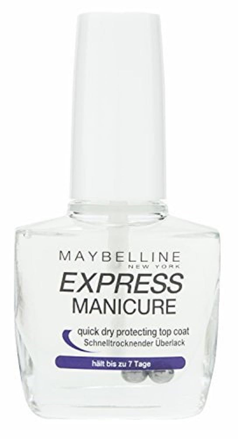 Maybelline New York Nail Care, strat de unghii cu uscare rapidă pentru manichiură expresă, transparent