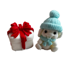 Set 2 decoratiuni comestibile din pasta de zahar, Emotia cadourilor, baieti Decoratiuni din Pasta de Zahar Naty Shop