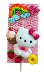 Decoratiune comestibila din zahar, Hello Kitty Decoratiuni din Pasta de Zahar Naty Shop