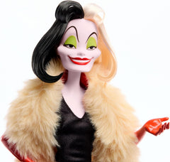 Mattel DISNEY Villains Böse Königin, Cruella de Vil & Yzma - Legendäre Schurkinnen Set mit detailreiche Outfits & Accessoires, für Sammler & Kinder, ab 3 Jahren, HRF56