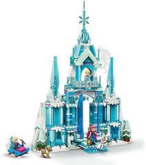 LEGO ǀ Disney Frozen Elsas Winterpalast, BAU- und Spielset für Kinder mit Modell-Palast und Minifiguren ELSA und Anna, Geschenk für Mädchen, Jungen und Filmfans ab 6 Jahren 43244