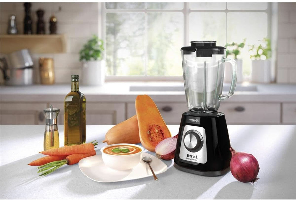 Tefal BL435831 BL4358 Standmixer, Glas, 1.75 Liters, Schwarz Bucatarie Naty Shop