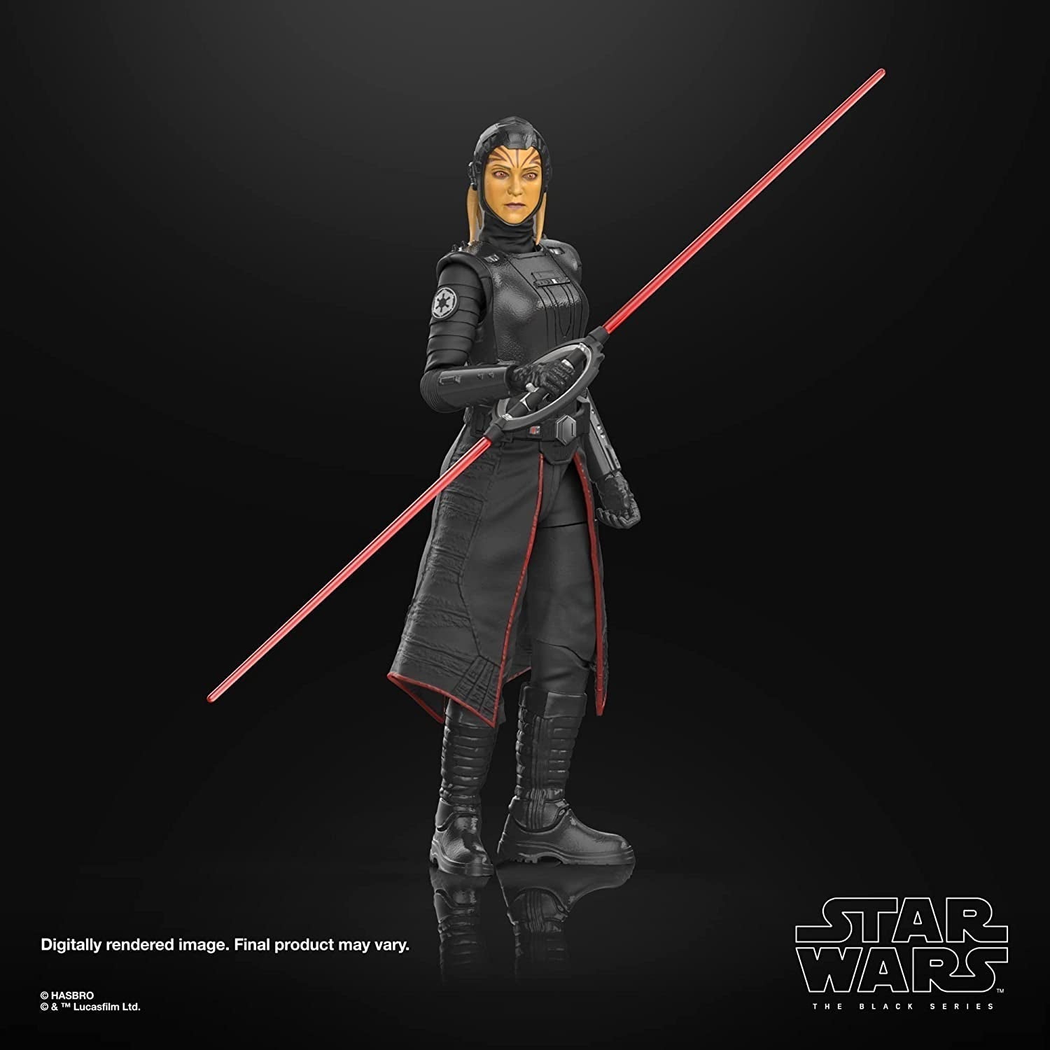 Star Wars Seria Neagră Inchizitor - Sora a patra, Aprox. 15 cm înălțime Figura de acțiune Obi-Wan Kenobi Action figures Naty Shop