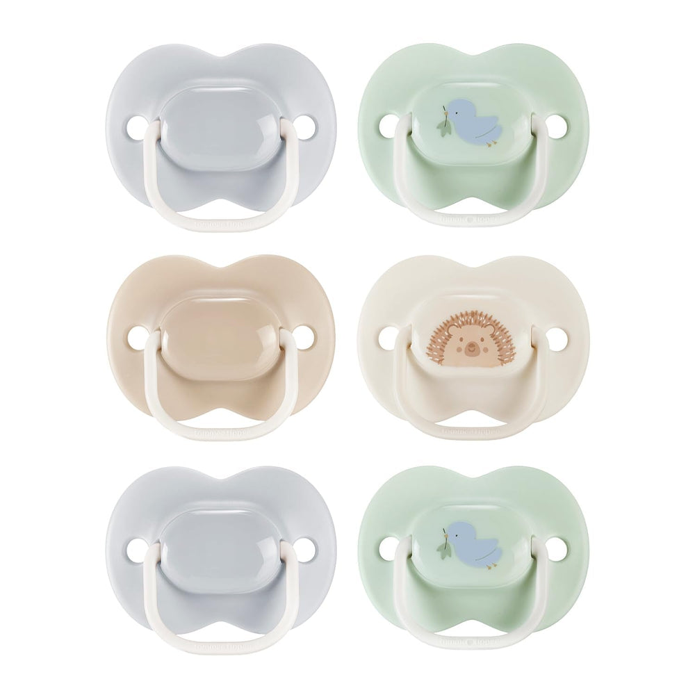 Suzete Tommee Tippee Anytime, 0-6 luni, pachet de 6 suzete simetrice, fără BPA