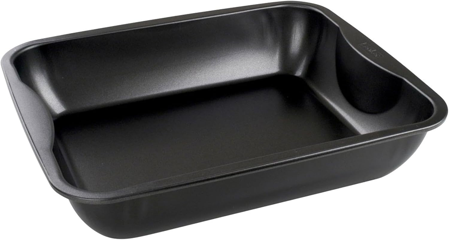 Zenker Xxl-Brat- Und Auslaufform (40 X 8 X 34 Cm) SPECIAL COOKING, Rechteckige Ofenform Mit Antihaftbebeschichtung, Backblech Für Krosse Braten & Saftige Aufläufe (Farbe: Schwarz), Menge: 1 Stück Matrite si tavi pentru copt Naty Shop