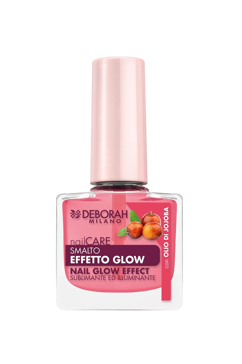 Oja Milano pentru unghii fragile, fragile, efect strălucitor, luminează și înfrumusețează unghiile, cu ulei de jojoba, accentuează culoarea naturală a unghiilor, 8,5 ml