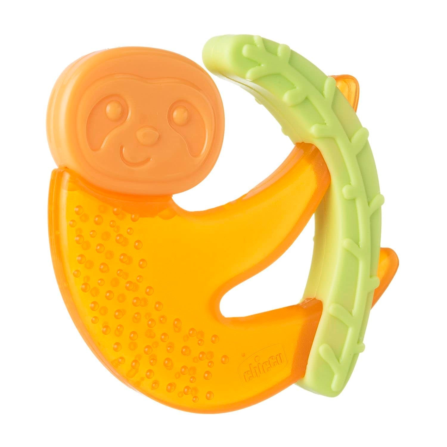 Inel de dentiție Chicco Fresh&Relax Maimuță sau Leneș, 4M+, umplut cu apă sterilă