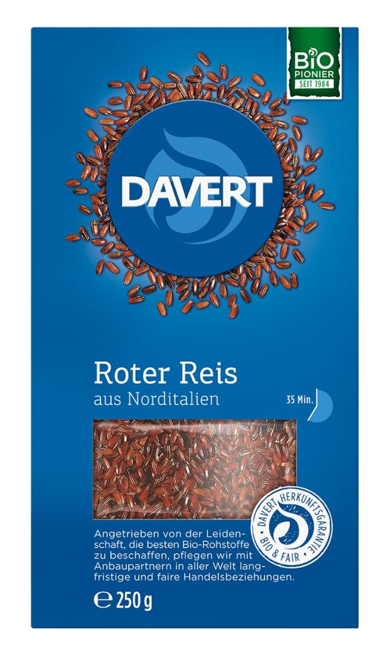 Orez roșu Davert din nordul Italiei 250 g