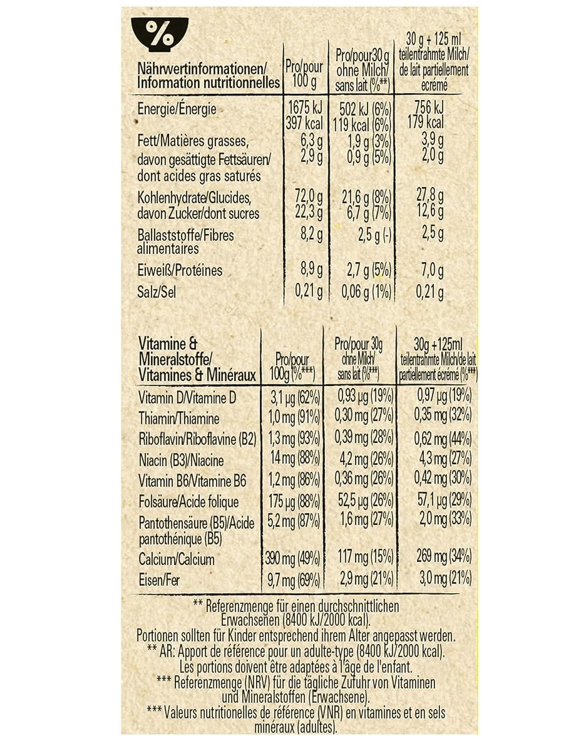 NESTLE Nesquik Duo, Cereale cu ciocolată neagră și albă cu făină integrală, pachet de 7 x 325 grame Cereale Naty Shop