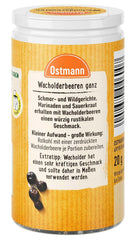 Ostmann Gewürze - Wacholderbeeren ganz | Ideal zum Würzen von Sauerbraten und Wildgerichten | 20 g in der Streudose