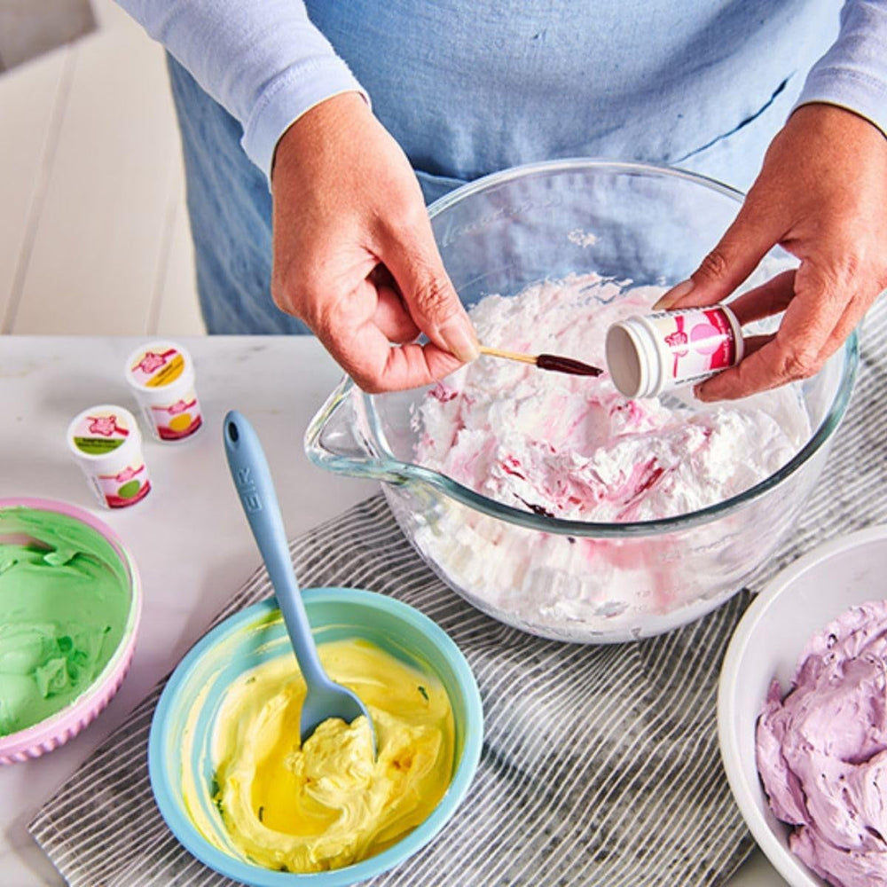 Set de coloranți alimentari Funcakes Paste Colorants, 8 piese: Colorant alimentar concentrat pentru aluat, cremă, fondant, marțipan, aluat, pastă de modelat și pastă pentru flori. Halal.