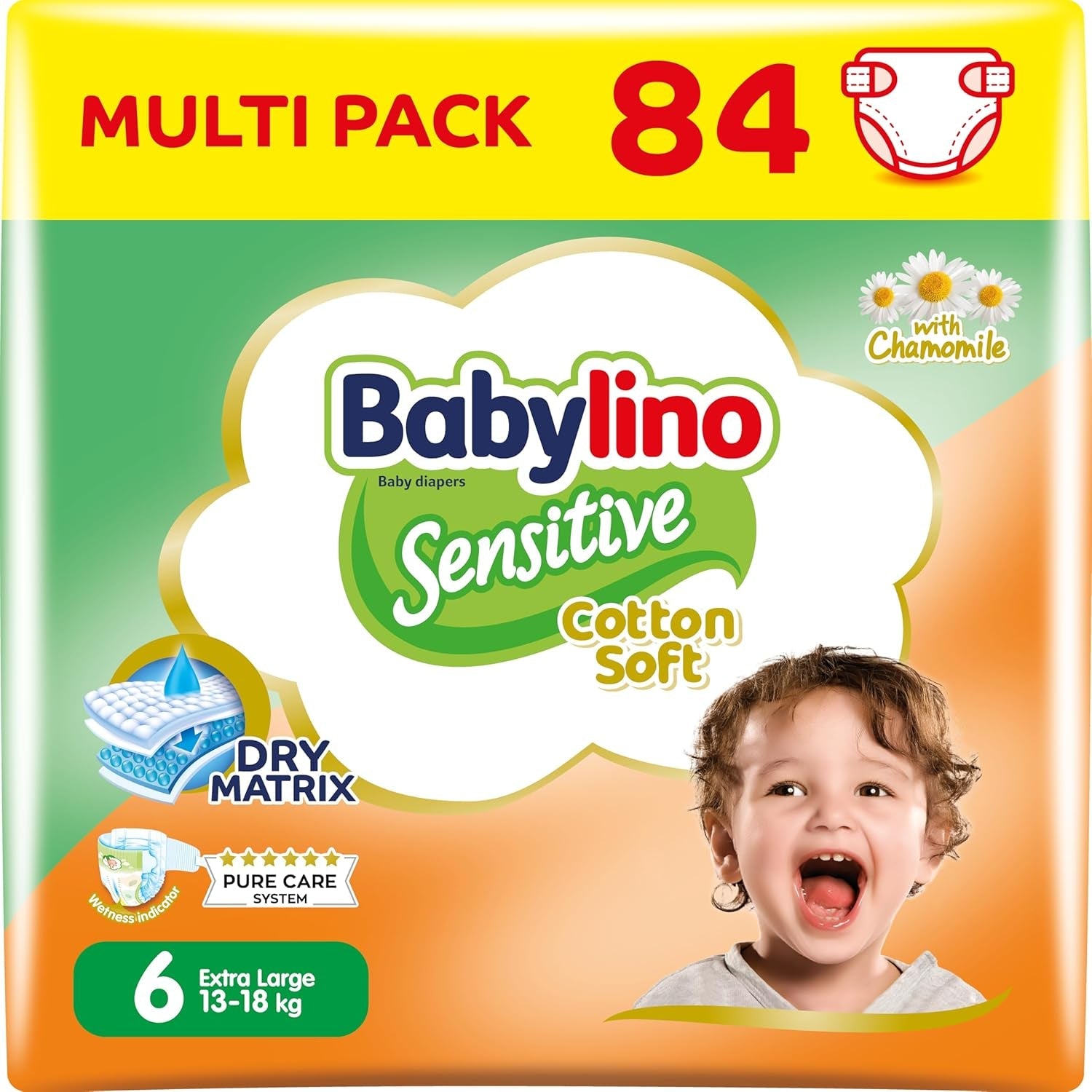 Scutece pentru bebeluși Sensitive mărimea 4, Maxi (8-13 kg), 20 bucăți