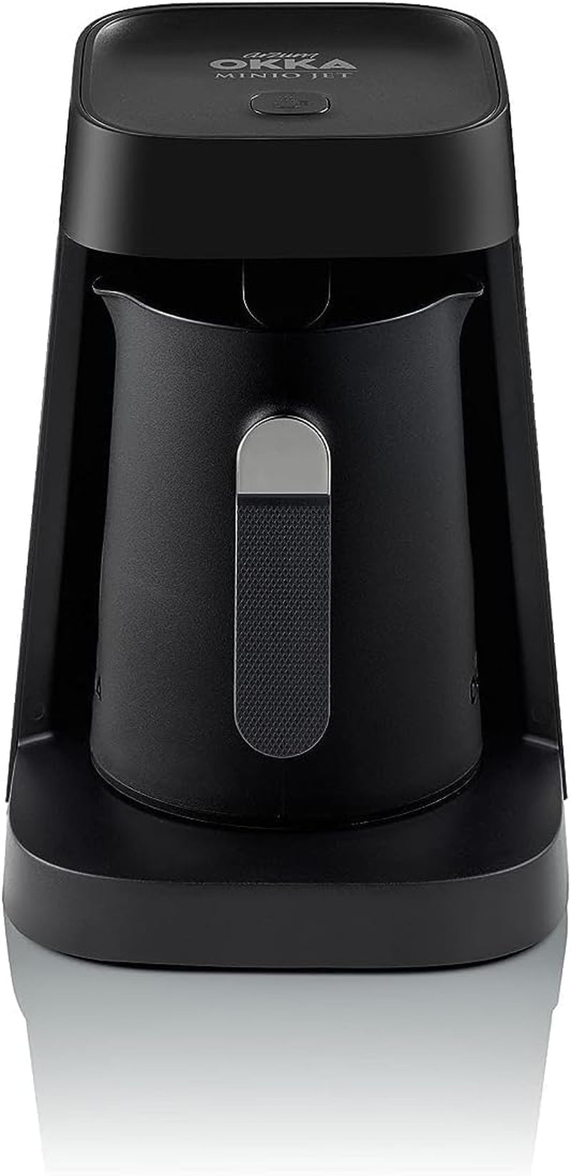 Cafetieră turcească Arzum Okka MINIO JET, 400 W, capacitate 5 căni, protecție la preaplin, sistem de avertizare acustică, cafetieră turcească, crom