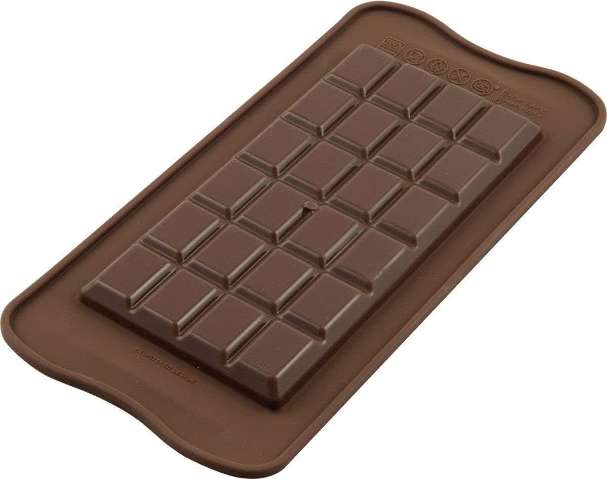Forma Silicon Praline Silikomart Con Ø 2.6 x H 2.8 cm, 7.5 ml, 15 cavitati (SCG20) Bucatarie Naty Shop Scg36 Classic Choco Bar
