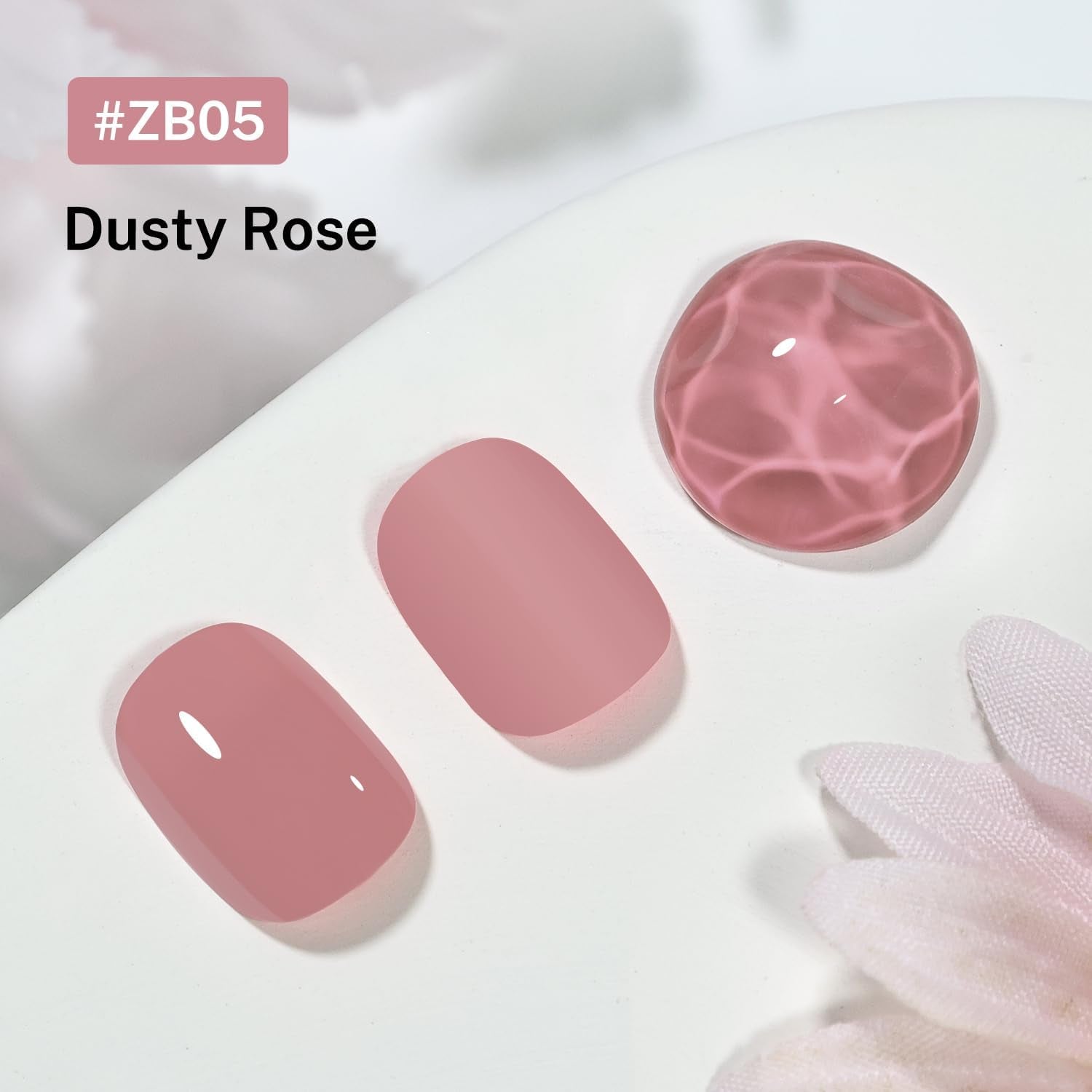 JODSONE Oja Roz Pădure 16,5 ml, Volum Mare, Oja Roz Deschis cu Uscare Rapidă, Culoare de Lungă Durată și Uscare Rapidă, Nail Art DIY, Manichiură Acasă, Cadou pentru Femei