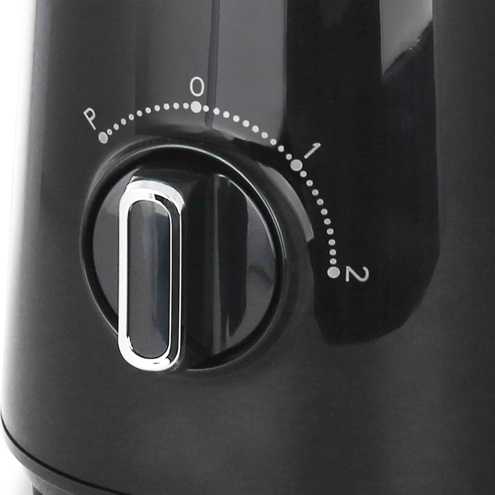 Emerio Standmixer BPA Frei Crush Ice Funktion 1.5L Behälter 2 Geschwindigkeiten + Pulse Funktion Messereinheit Aus Edelstahl Sicherheitsschalter Geschirrspülgeeignet 500 Watt BL-12816.8 Schwarz Bucatarie Naty Shop