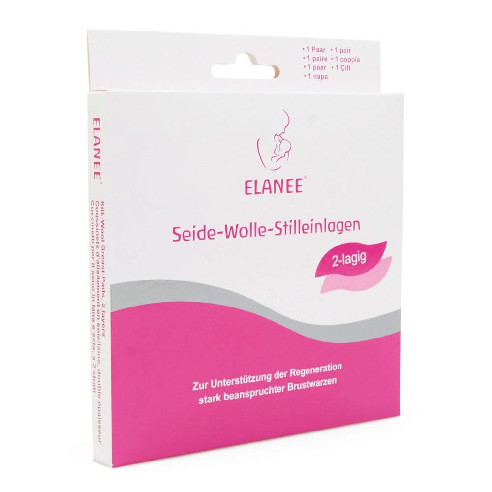 ELANEE Tampoane de alăptare din lână de mătase (2 straturi) - Tampoane de alăptare lavabile manual - Delicate pentru mameloanele foarte folosite Accesorii Hrana si Alaptare Bebe Naty Shop