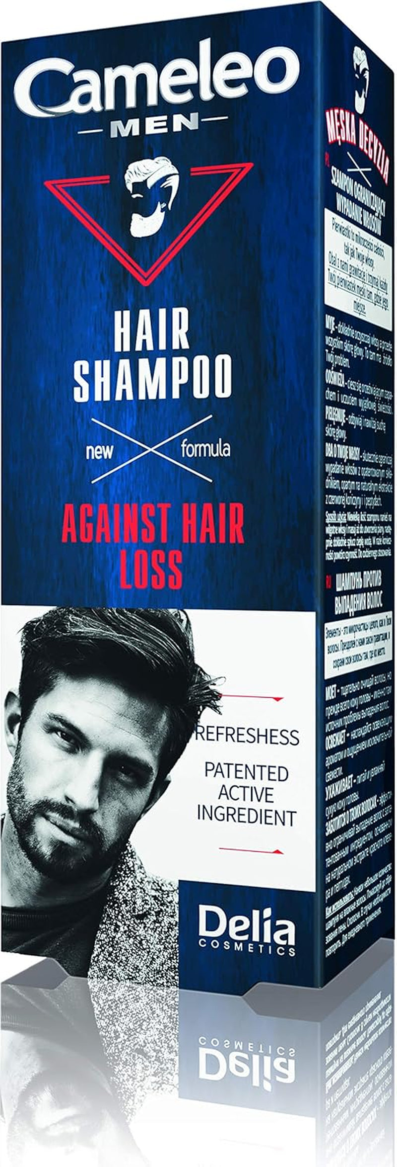 Cameleo Men - Hair Wash pentru bărbați împotriva căderii părului, 150 ml Ingrijire par Naty Shop Șampon de păr pentru bărbați împotriva căderii părului