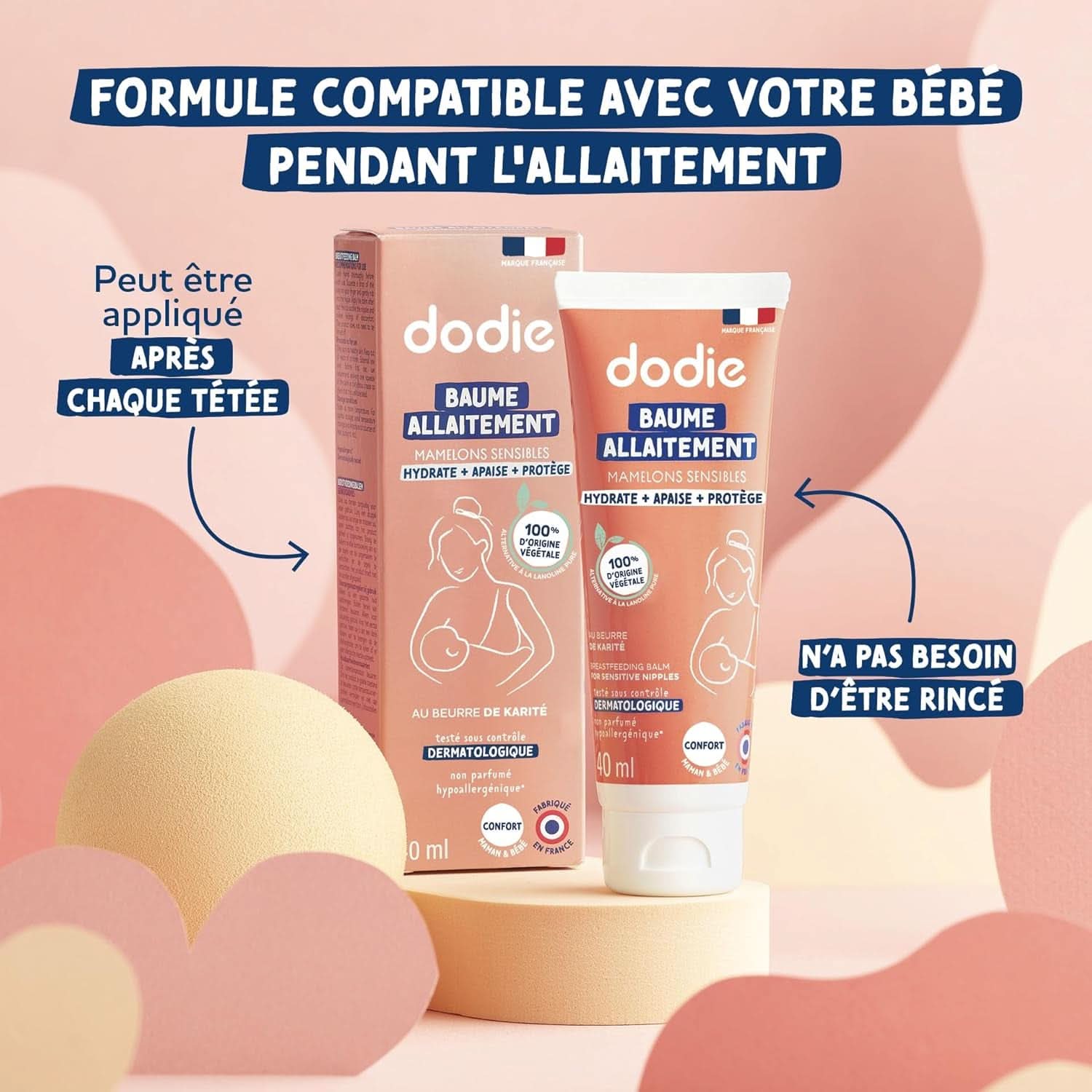Cremă pentru mameloane cu lanolină vegetală, 40 ml Accesorii Hrana si Alaptare Bebe Naty Shop