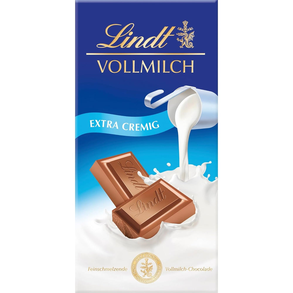 Lindt Ciocolată | Baton cu ciocolată cu lapte și alune | 100g | Ciocolată cu lapte fină, topită, cu bucăți crocante de alune | Baton de ciocolată