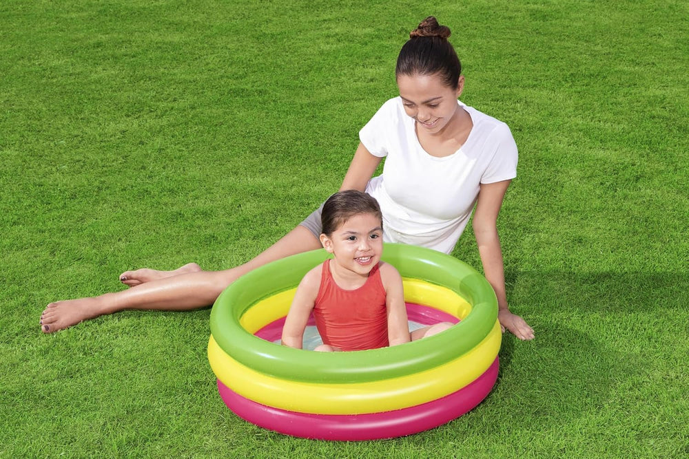 Piscină pentru copii Bestway, Vară, 70 x 24 cm, 51128, Multicolor, 70 x 70 x 24 cm