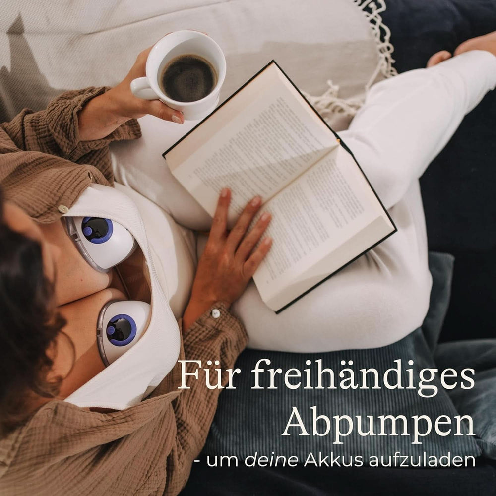 Lansinoh Tragbare Elektrische Doppelmilchpumpe – Freihändig Und Leise Abpumpen Ohne Kabel & Schläuche – Wiederaufladbarer Akku – Einfache Bedienung & Reinigung - Handsfree Accesorii Hrana si Alaptare Bebe Naty Shop