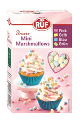 RUF Mini Marshmallows, culori pastelate, 45 grame Naty Shop Mini Marshmallows 45 grame