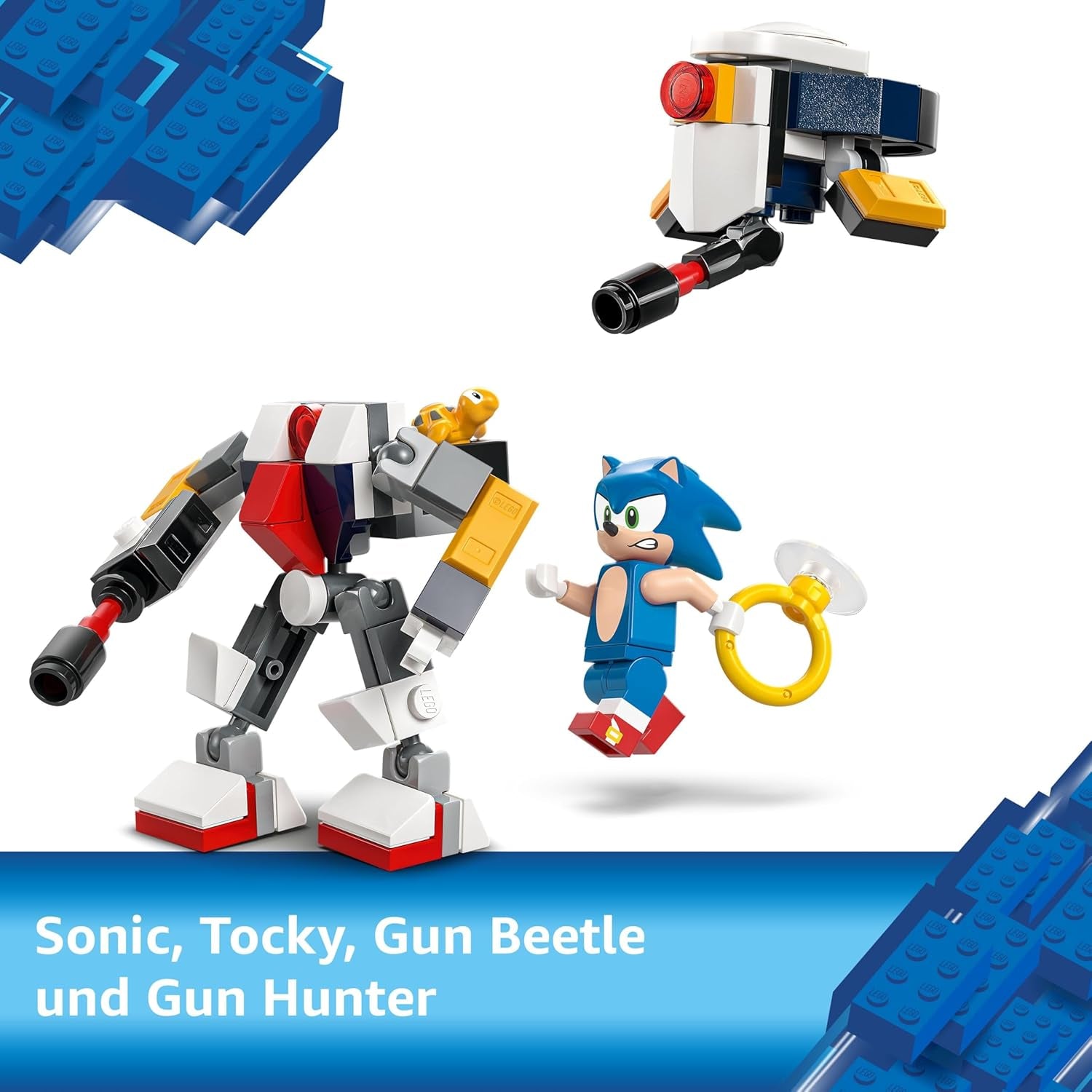 LEGO Sonic the Hedgehog: Sonic’s Campfire Clash Set, Collectible Building Toy with 4 Characters, Gold Rings and a Chaos Emerald, Gifts for Gamers, Boys & Girls Aged 7 Plus 77001