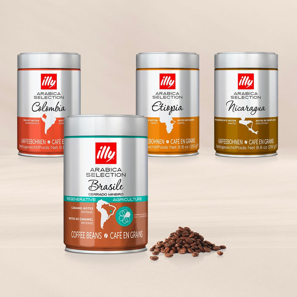 Boabe de cafea Illy Arabica Selection Brazil, 250 g