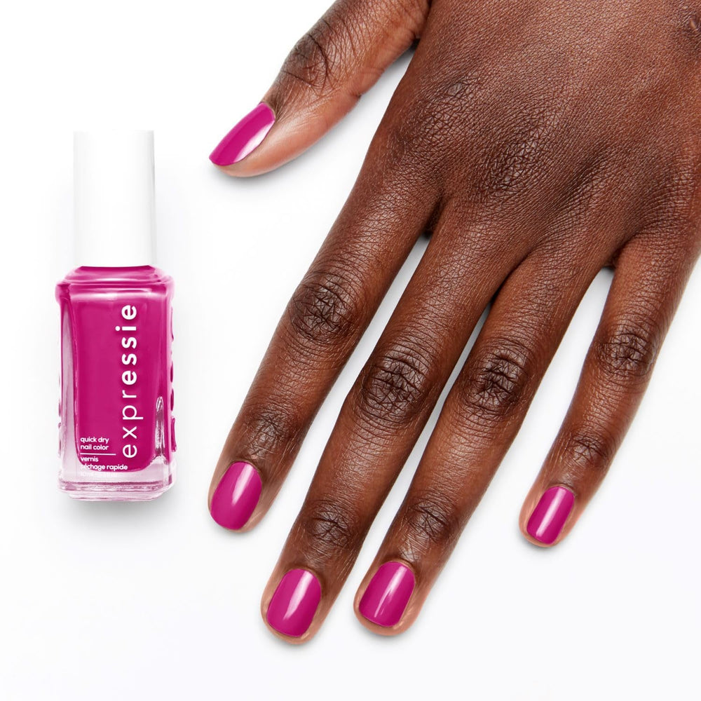 Oja cu uscare rapidă Essie „expressie”, formulă vegană fără ingrediente de origine animală, nr. 545 power moves, roz, 1 x 10 ml