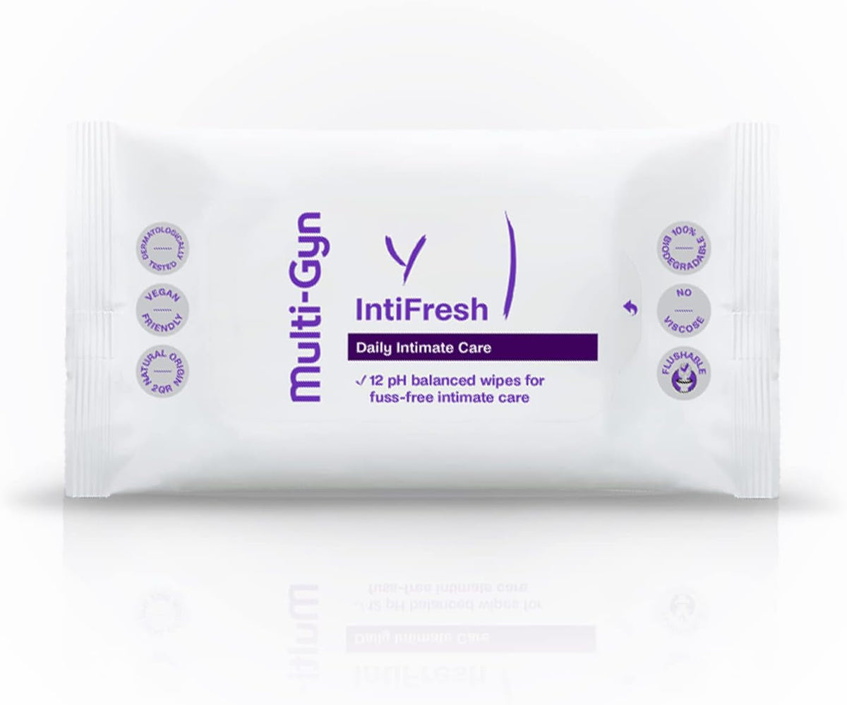 Multi-Gyn Intifresh, șervețele intime pentru uz extern, 12 șervețele umede
