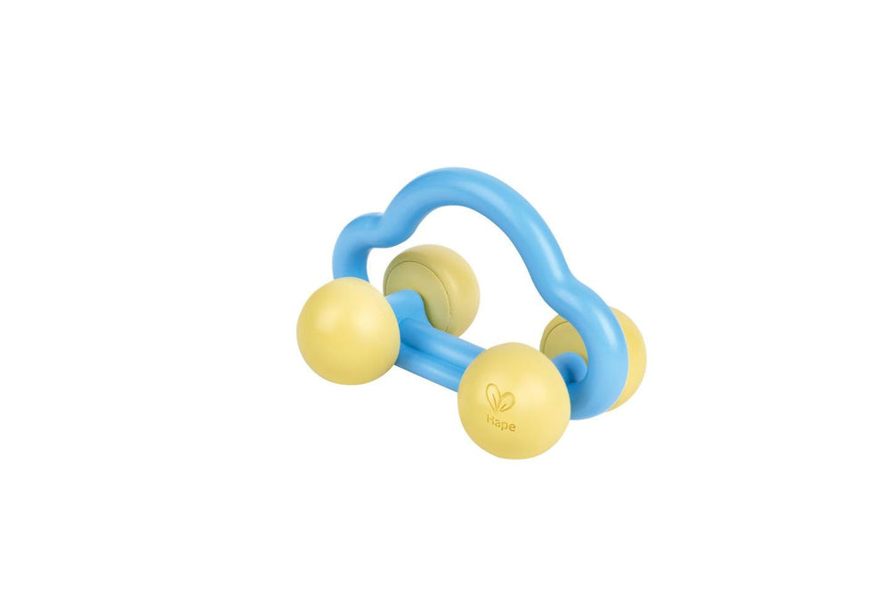 Mașină de jucărie Hape Roll & Rattle, jucărie pentru copii Jucarii Bebe Naty Shop