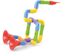 Quercetti Super Saxoflute Musikinstrumente Spielzeug ab 3 Jahre Baby Spielzeug Montessori Konstruktionsspielzeug Geschenk Mädchen Junge Kinderspielzeug Lernspiele