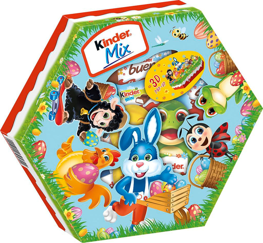 Kinder Mini Eggs Milk | 85g – Ouă delicioase de ciocolată pentru Paște – Dulciuri de Paște – Umplutură fină de lapte acoperită cu ciocolată cu lapte – Perfecte pentru coșul de Paște – De împărțit