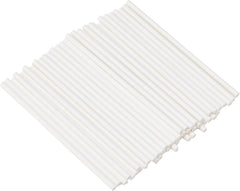 Bețișoare mici de hârtie pentru tort KitchenCraft Sweetly Does It CakePops [50 bucăți] - 10 cm - Albe - Bețișoare pentru tort