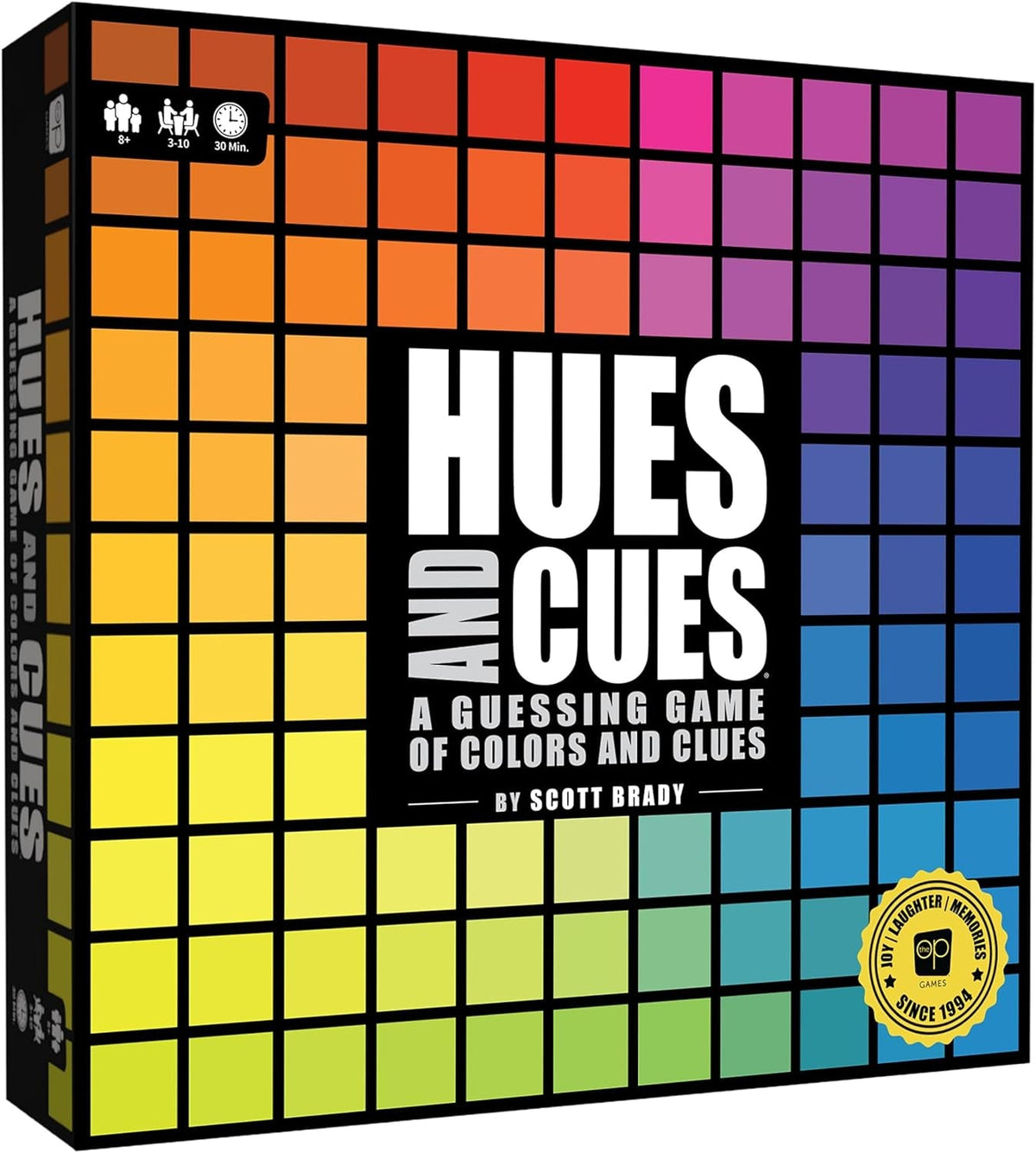 Hues and Cues – Joc de societate pentru seri de jocuri în familie – Joc de petrecere – The OP – Pentru 3-10 jucători – Versiune în limba engleză