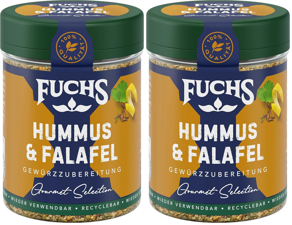 Fuchs Gewürze Gourmet Selection Naher Osten-Afrika – Dukkah Gewürzmischung, nachfüllbarer Gewürz Mix, zum Verfeinern von Fisch und Lamm, vegan, 50 g