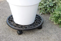 Suport pentru plante, suport pentru flori în stil antic, rotund, diametru aprox. 29 cm