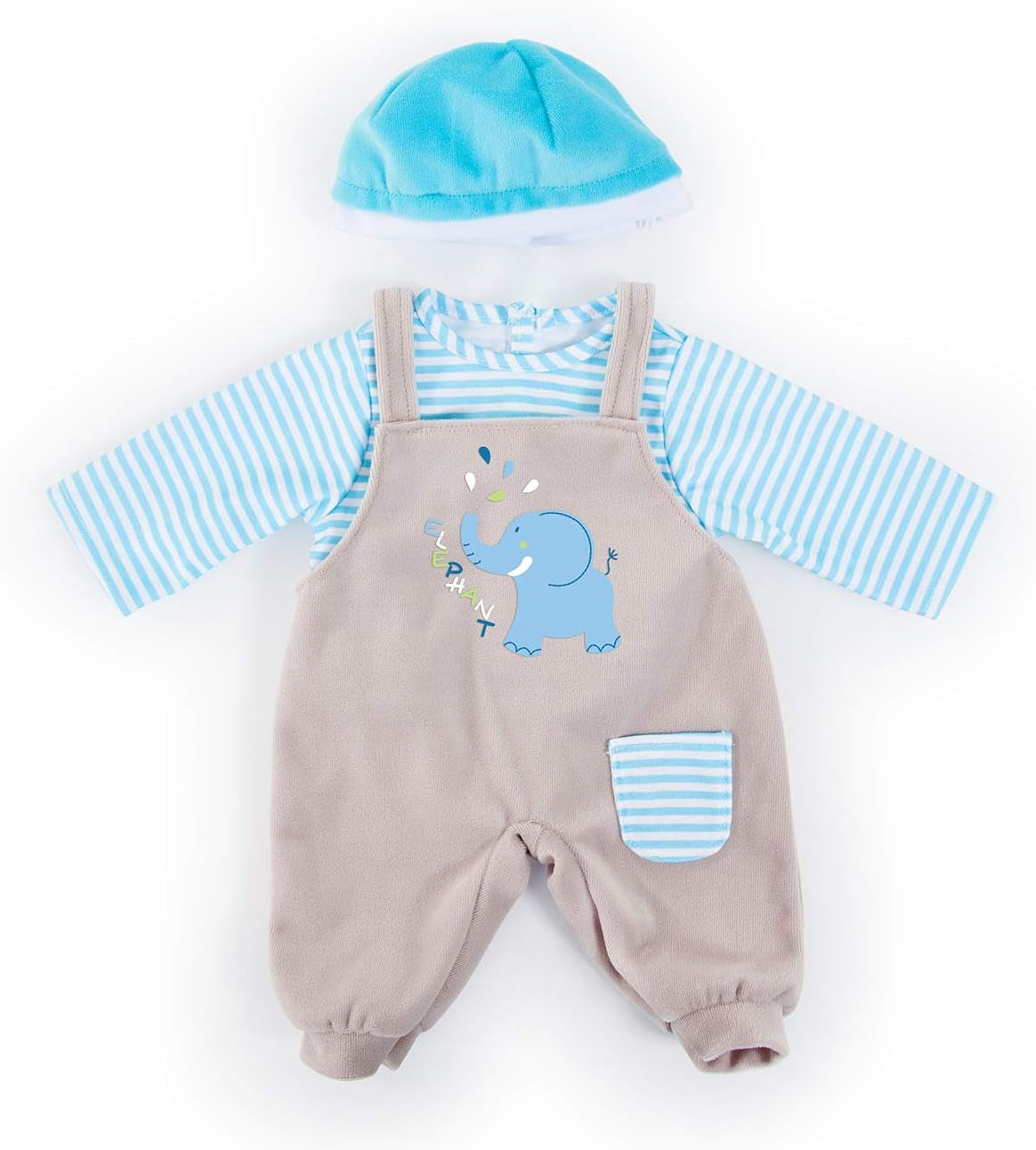 Bayer Design 84676AA Puppenkleidung, Puppenoutfit 40-46 cm, mehrteilige Puppenanziehsachen, Puppenzubehör