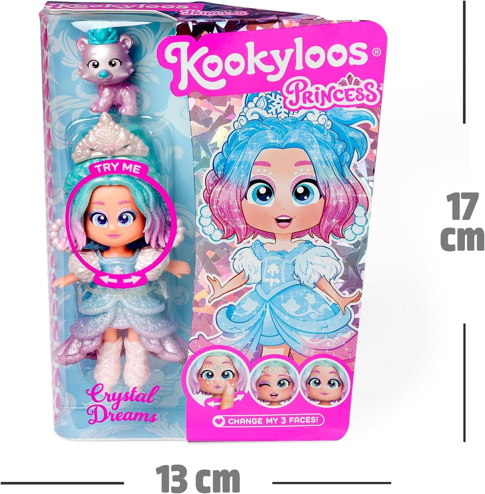 Serie Princess, Crystal Dream – Sammelpuppe aus der Princess-Serie. Enthält Puppe, Set aus Kleidung und Schuhen mit Prinzessinnen-Thema, Zubehör und Haustier. 1 Puppe, 3 Verschiedene