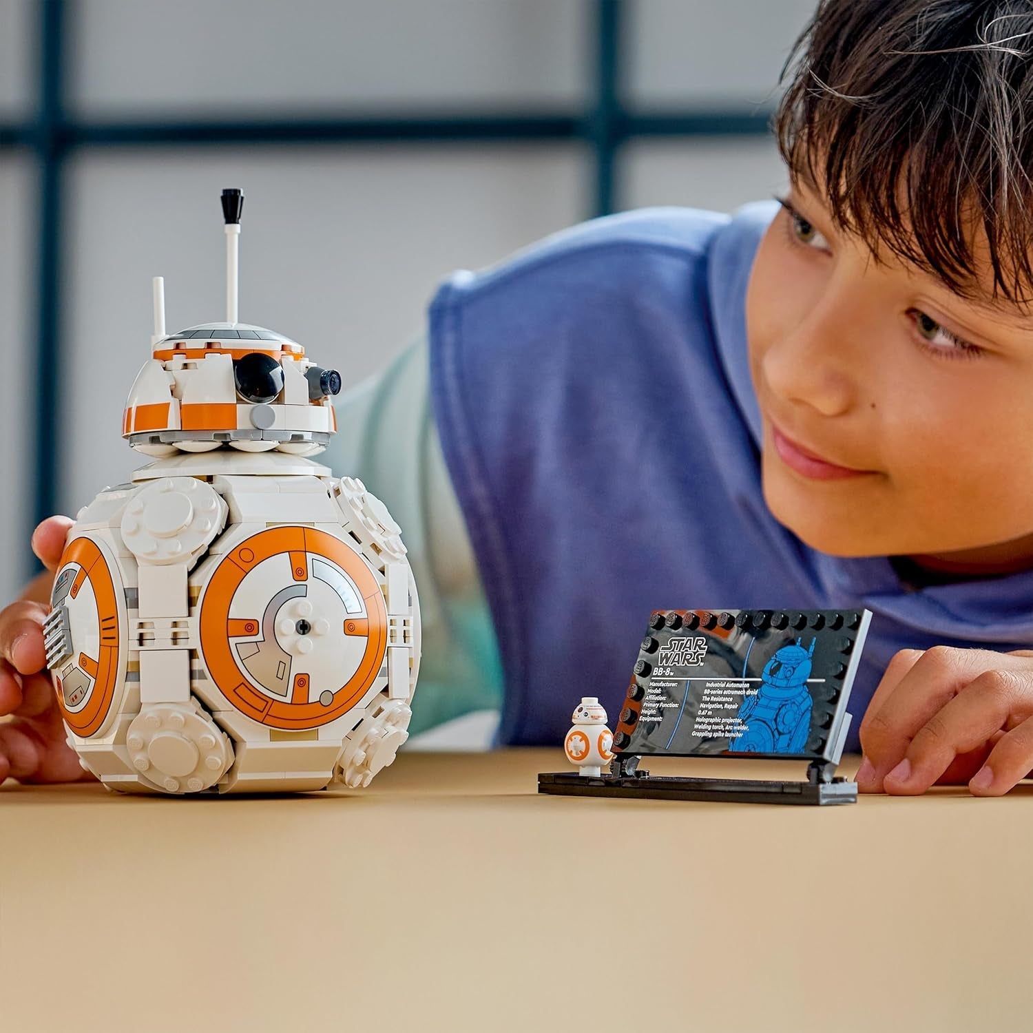 LEGO Star Wars 75452 Der Astromech-Droide BB-8 - Sammelbares 3D Modell zum Bauen und Ausstellen - DIY Deko - Geschenk zum Vatertag für alle Fans