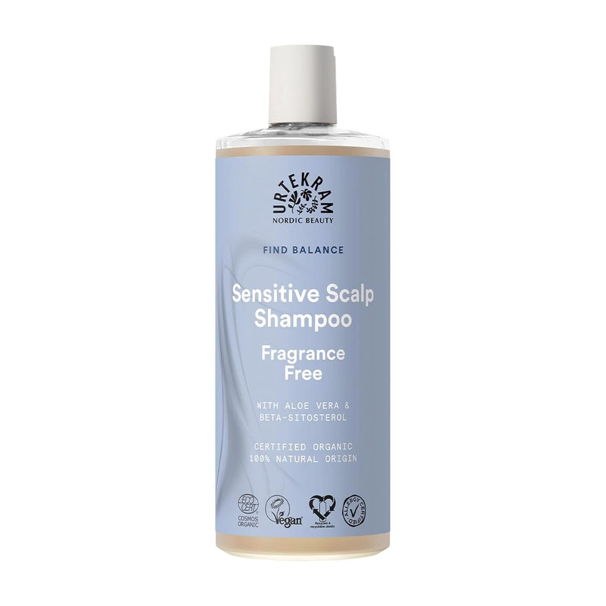 Urtekram Șampon - fără parfum, echilibrat, sensibil 500 ml Duș și baie Naty Shop 500 ml Neparfumat