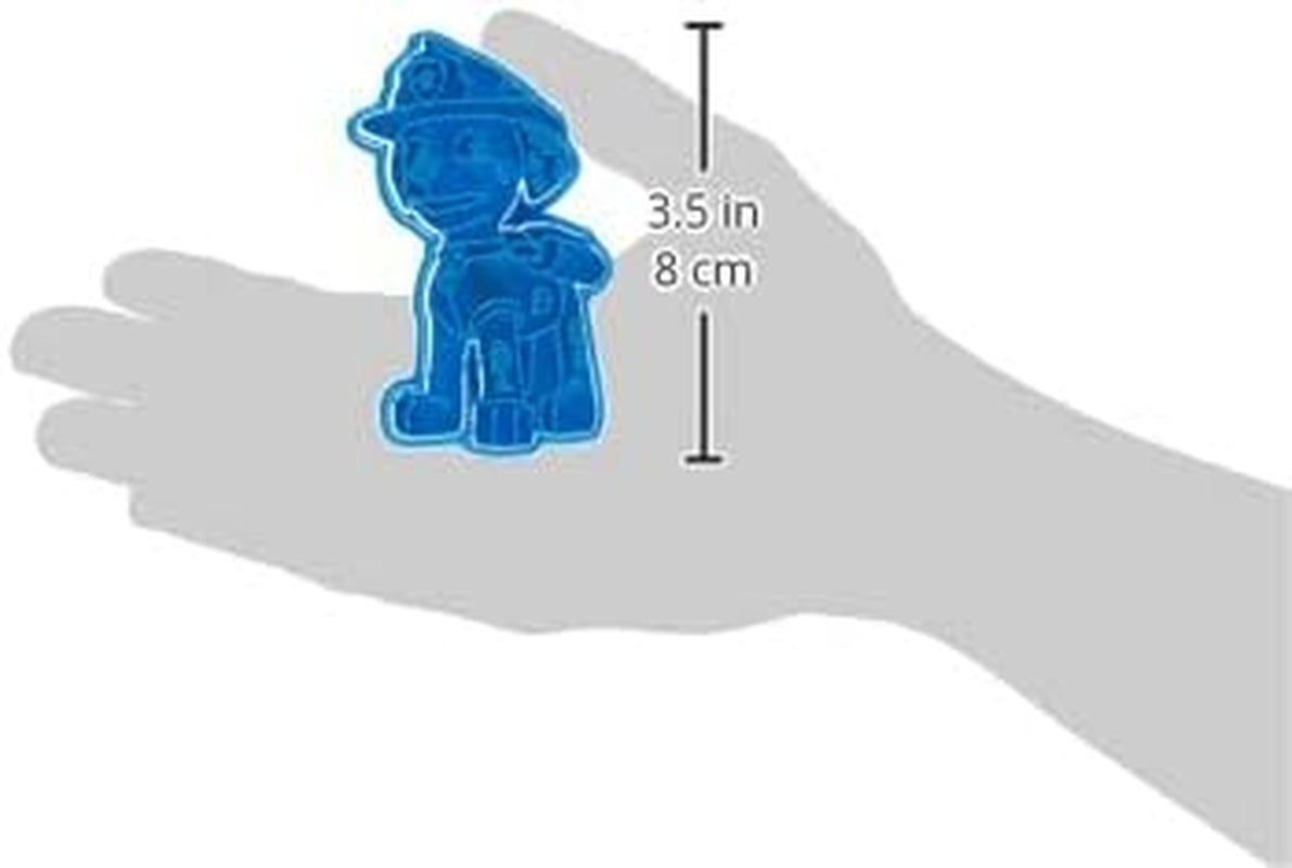 Formă de biscuiți Patrula Cățelușilor Marshall, plastic, albastru, 8 x 7 x 1,5 cm
