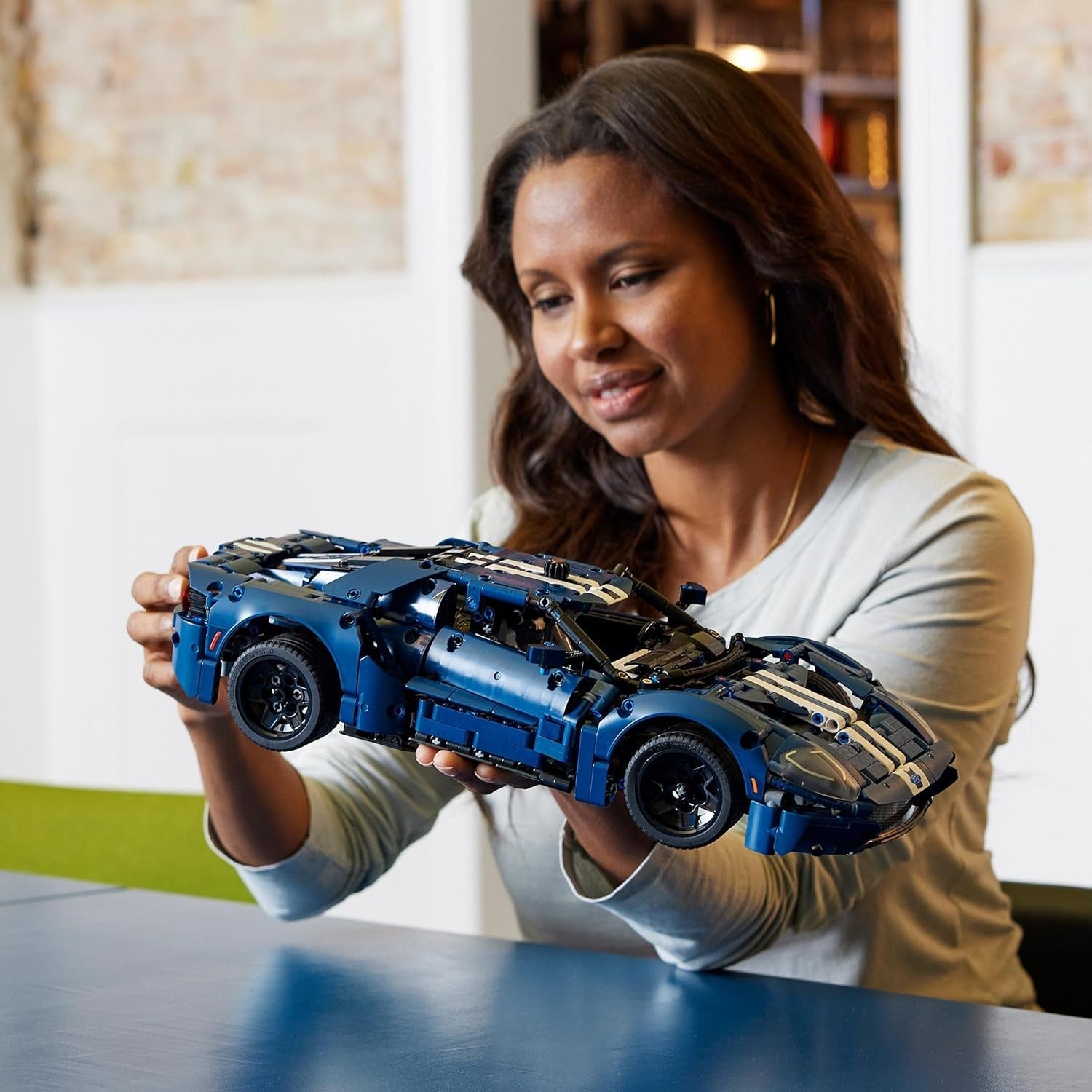 LEGO 42154 Technic Ford GT 2022 Auto-Modellbausatz für Erwachsene, Supercar im Maßstab 1:12 mit authentischen Merkmalen, fortschrittliches Sammlerset