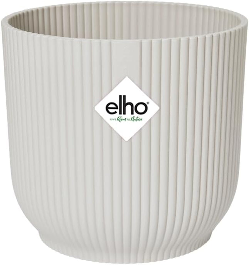 Elho Vibes Fold Rund 14 Pflanzentopf - Blumentopf Für Innen - 100% Recyceltes Plastik - Ø 14.1 X H 12.9 Cm - Grün/Sorbet Green